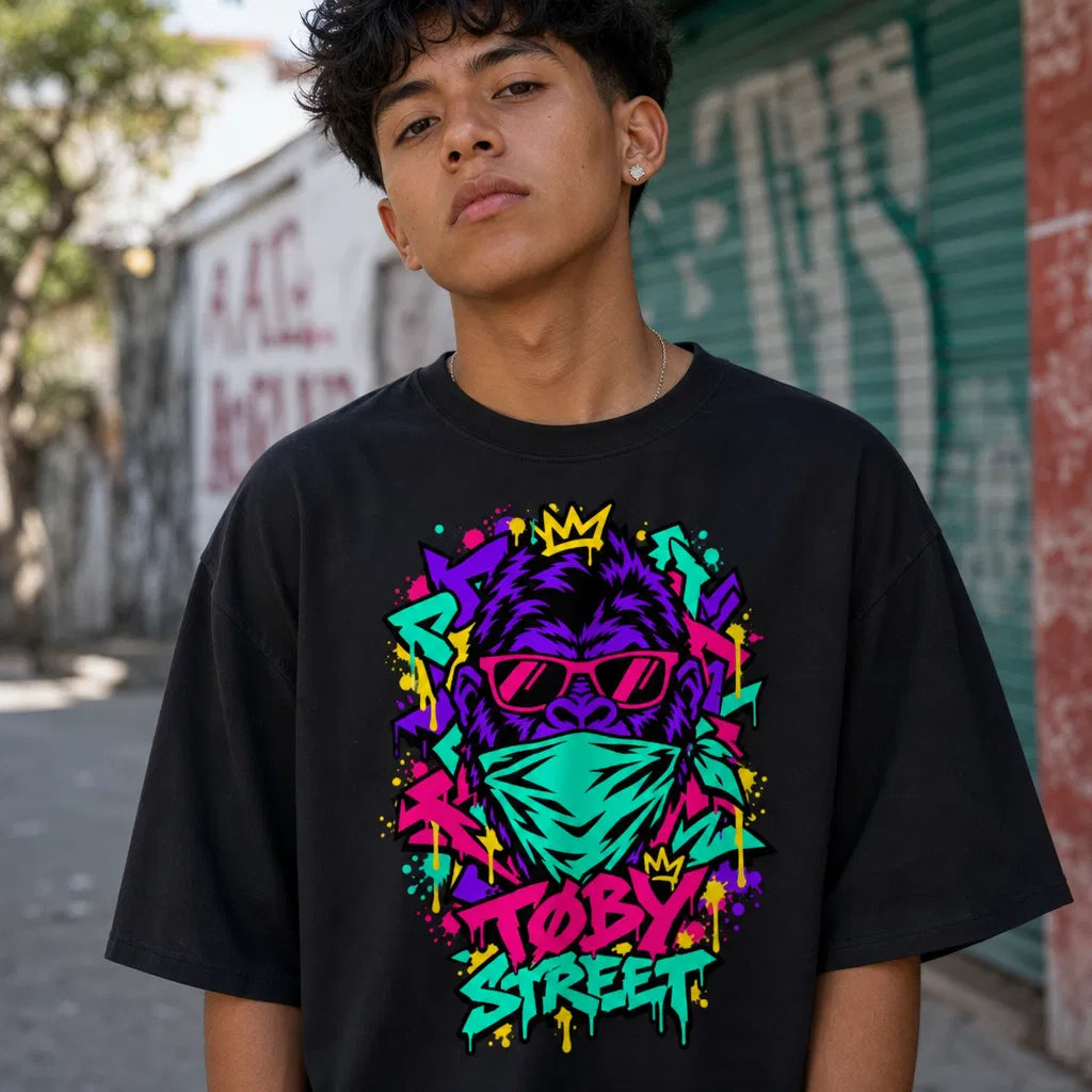 Playera Oversize Gorila TØBY STREET