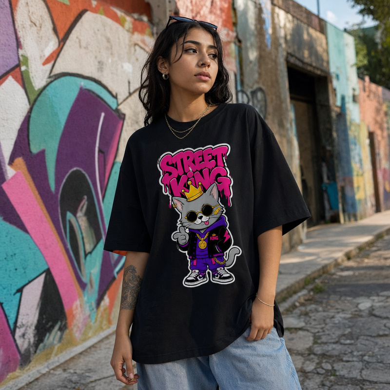 Playera Oversize Street King
